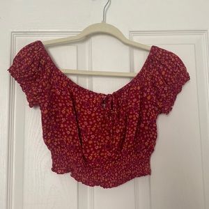 2 piece crop top and shorts